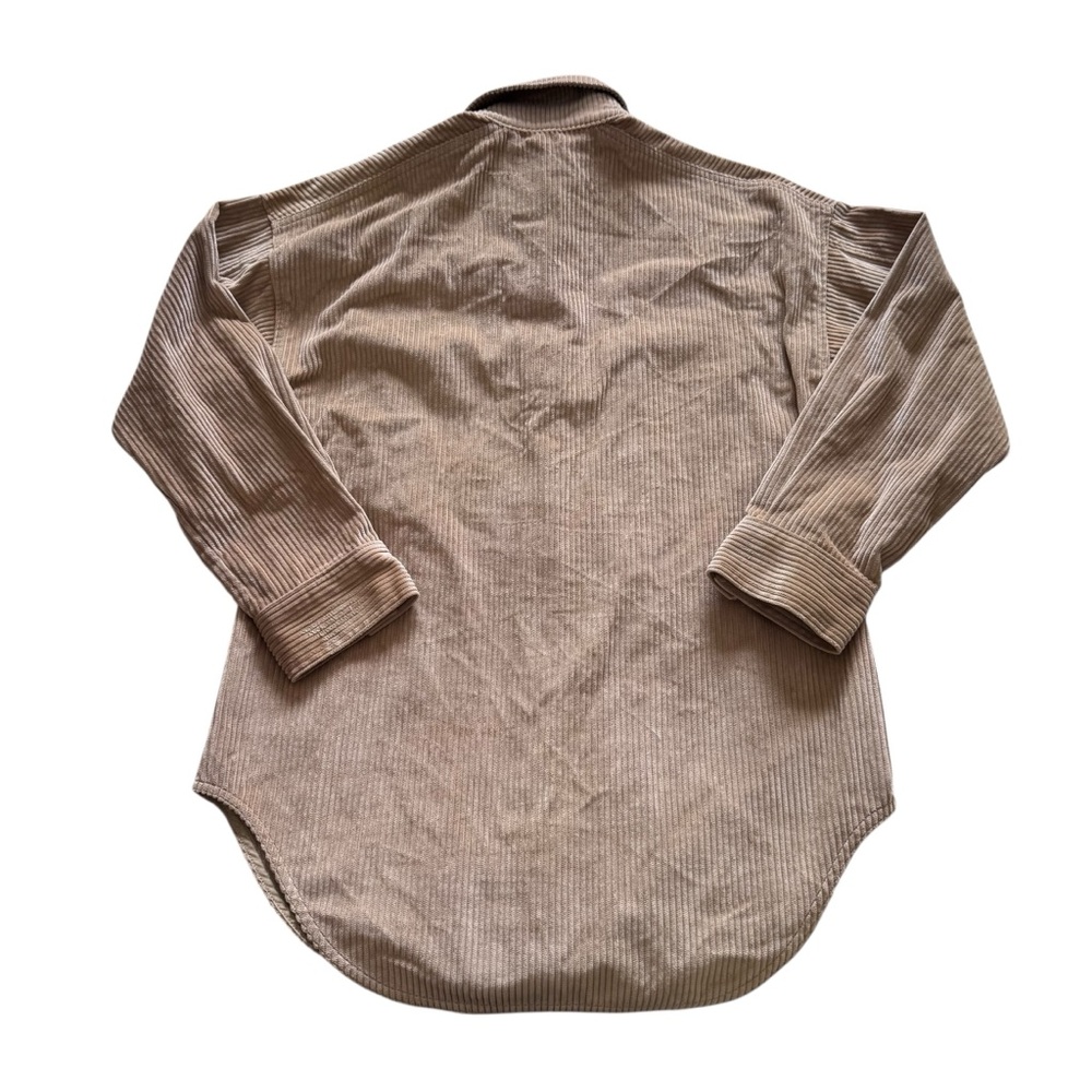 Aritzia Babaton Corduroy Shacket Shirt Jacket Women XXS Tan - Picture 4 of 7